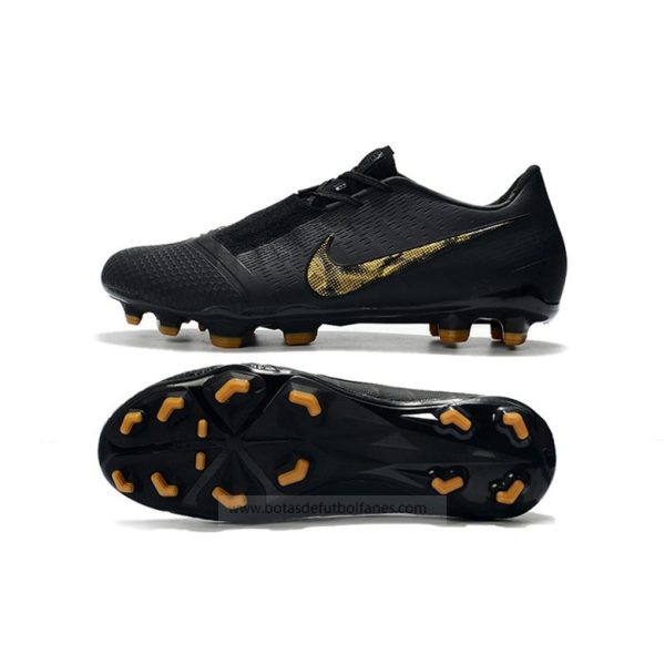 Nike Phantom Venom Elite FG Negro Oro